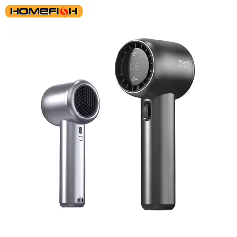 HOMEFISH GF02 199 Gears High Speed Handheld Fan Portable Cooler Fans USB Rechargeable 3500mAh Electr