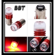 BBT 1 Pair Red Flashing Flash Light 1157 LED Auto Tail Brake Projector Bulb 1157FL