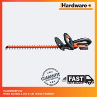 [HARDWAREPLUS] WORX - WG260E.5 20V 2.0Ah Max Lithium-Ion 61cm Cordless Hedge Trimmer with Power Shar