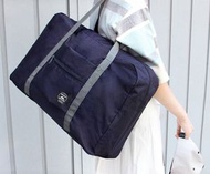 Fabufabu - Fabufabu 2個裝折疊旅行行李袋，固定在拉桿箱上，防水行李旅行袋深藍色
