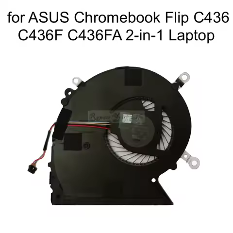 CPU Cooling Fan for ASUS Chromebook Flip C436 C436F C436FA 2-in-1 Laptop 13NX0PS0AM0301 NC55C06-19G1