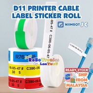 NIIMBOT D11 D110 D101 Thermal Printer Refill Colour Sticker Paper Network Label inkless Sticker