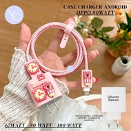 OPPO REALME 67W 80W 120W Soft Silicone Anti-Scratch Charger Case Set Cute Silicone Charger Case/