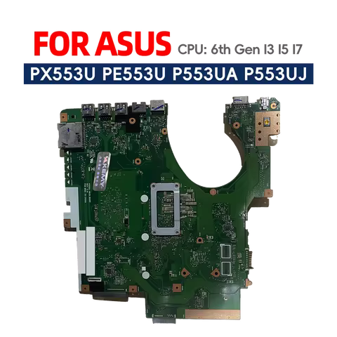 For ASUS ProArt P553U P553UA P553UJ PX553U PE553U RPO553U Laptop Motherboard W/ I3 I5 I7 CPU tests O