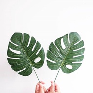Daun Plastik MONSTERA Artificial Leaf Tanaman Sintettis Daun Palsu Hia