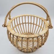 codNewborn Photography Props Retro Rattan Basket Chair Infant Photo Baby Girl Boy Posing Bed Backgro