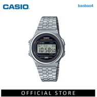 CASIO ORIGINAL VINTAGE SILVER STAINLESS STEEL DIGITAL WATCH A171WE-1A