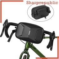 [Sharprepublic] Bike Handlebar Bag Hard Shoulder Bag Handy Bikes Front Bag