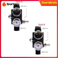 [Flourish] Diving Cylinder Regulator with Gauge Heavy Duty Replacement Tool Parts Gas Tank for Outdoor Sports