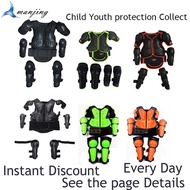 For Height 0.85-1.7M Child Body Protector Motorcycle Waistcoat Armor Kids Motocross DH A Dirt Bike Chest Spine Knee Elbow Pad