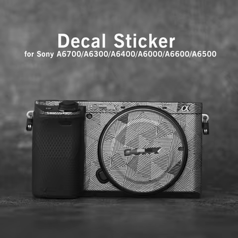 Decal Skin For Sony ILCE-6700 A6000 A6300 A6400 A6700 A6600 A6500 ILCE-6500 ILCE-6400 Camera Body Sk