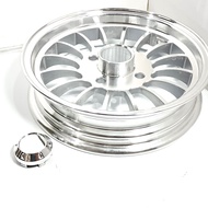 ebike mags wheels 3.50-12 3.75-12 4.00-14 tubeless type with center cap 4 holes differential type an
