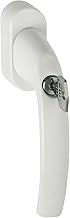 HOPPE Atlanta Secustik 102202064 Security Window Handle with Latch 45° VK 7 x 32-42 mm White with In
