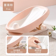 Bepis Baby Bath Lie Support Silicone Mat Bath Net Frame Anti-slip Bath Bed Chair Newborn Infant Adju