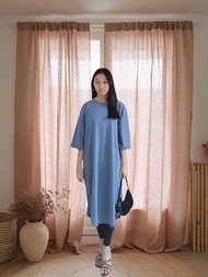 LONG TUNIK POLOS/LONG TUNIK VISTATERRY/LONG TUNIK TANGAN 7/8/LONG TUNIK WANITA MUSLIM