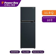 TOSHIBA ตู้เย็น 2 ประตู 11.9 คิว Inverter (สีดำ) รุ่น GR-RT466WE-PMTH(52) As the Picture One