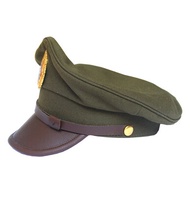 Film and Television Props National Army Visor Cap National Army Visor Cap National Army Officer Hat