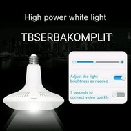 Wi-Fi Spy Cam Cctv Bohlam Lampu Silent Tanpa Suara 1000 Lumen Terang