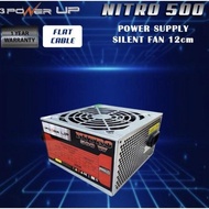 POWER SUPPLY POWER UP 500W POWER SUPPLY COMPUTER 500W POWER UP