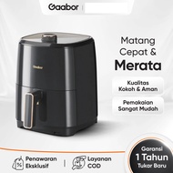 MESIN Gaabor Air Fryer 4L Multifunctional Low Watt Oil-Free Frying Machine / AF40M - BK03A