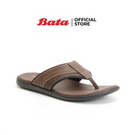 Bata บาจา  รองเท้าแตะแบบมีหูคีบ ใส่ลำลอง สวมใส่ง่าย น้ำหนักเบา สำหรับผู้ชาย สีน้ำตาล รหัส 8714221