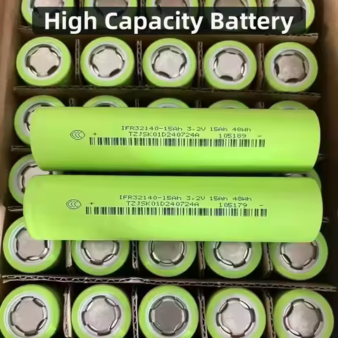 15Ah 3.2V Brand 32140 DIY12V 24V Lifepo4 cylindrical battery rechargeable lithium iron phosphate cyl