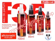 AFICIONADO PERFUME BEST SELLER F35 R0MANT1C W1SH BY V1CT0R1A