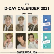 Photocard BTS FESTA D-DAY Calendar 2021 DAY 6-9