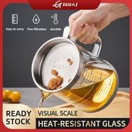 GIANXI🔥Ready-Stock🔥304 Stainless Steel Oil Filter Large Capacity Oil Jug Oil Bottle Oil Filter Jug w