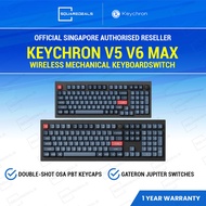 Keychron V5 V6 Max QMK/VIA Wireless Custom Mechanical Keyboard