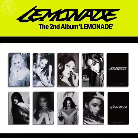 4PCS Kpop Hot Girls Group New Album "LEMONADE" HD Photocards KARINA NINGNING GISELLE WINTER High Qua