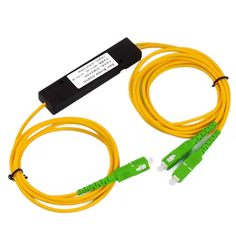 2PCS Tapered 1 To 2 Splitter Box /APC Computer Accessories 1x2 FTTH Fiber Optic Splitter 1 Point 2 F