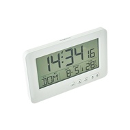 LCD Digital Alarm Clock Bedroom Minimalist Battery Operated Travel Alarm Clock