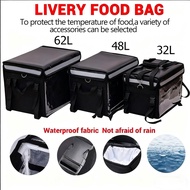 Thermal Insulated Motorcycle Bag - Waterproof Delivery Bag for Grab/foodpanda/Lalamove. Shopee Food 