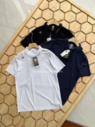 Descente DSG 運動POLO衫 黑白藍 速乾機能面料