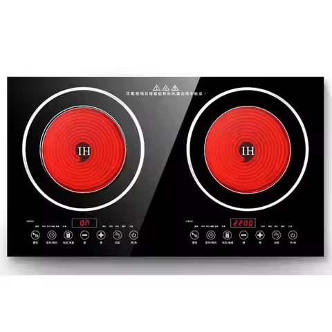 Double Stove Induction Cooker Electric Cooker Ceramic Stove Household Induction Cooker Desktop High 