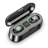 F9 Headset Wireless Bluetooth 5.0 2000mah Stereo 9d Waterproof With Charging Box For Sports