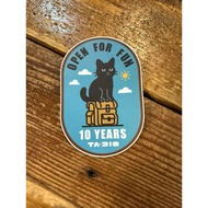 TA318 Waterproof PVC Sticker (6x9cm)