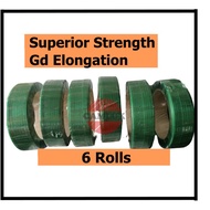 [6 Rolls] Camlux PET Strapping Belt/ PET Strapping Band /Polyester Strapping Band/Plastic Strap/ Tal