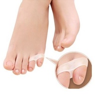 1 Pair Gel 2 Holes Pinky Toe Orthotics Separator Tail Toe Straightener Separator