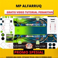 PAPERCRAFT / STIKER MINIATUR BUS TRUK LEMBARAN DIY ALFARUQ