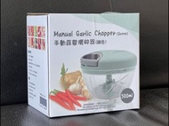 手動蒜蓉絞碎機 綠色 - Manual Garlic Chopper (Green)