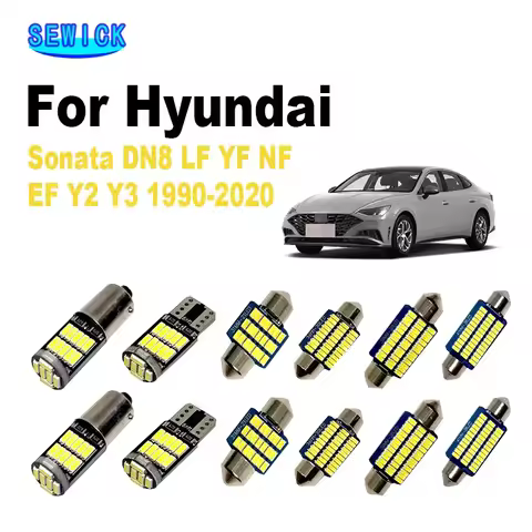 SEWICK Canbus LED Interior Map Light Kit For Hyundai Sonata DN8 LF YF NF EF Y2 Y3 1990-2017 2018 201