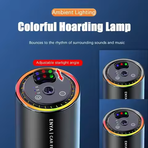 3-Color Starry Sky Car Aromatherapy – Intelligent Spray Automatic Air Freshener, Multifunctional Car