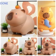 OONE Capybara Piggy Bank, Capybara Waterproof Crayon Capybara Piggy Bank, Piggy Bank Model Vinyl Lar