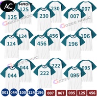 AC Child Season 3 Squid Game T-shirt Top 456 222 044 125 Figure Cosplay Costume Halloween Party Disg