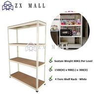 4 Tier Boltless DIY Racking Storage Racking Multi Purpose Racking Rak Dapur Storage Rak Warehouse Ra