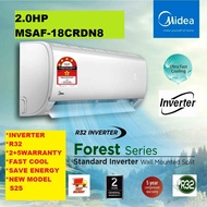 (NEW 2021) Midea Forest Series Standard Inverter Wall R32 MSXS-10CRDN8 SERIES (1.0HP, 1.5HP, 2.0HP)