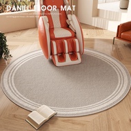 [New Floor Mat]Massage Chair round Carpet Silent Wind-Free Floor Mat Study Computer Chair Cushion Swivel Chair Foot Mat Machine Washable 6YCP