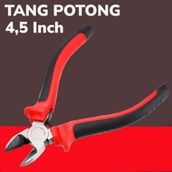 Tang Potong Diagonal Kupas Jepit Kabel Kawat Listrik Side Cutting Nipper Mini Plier 4,5 5 Inch